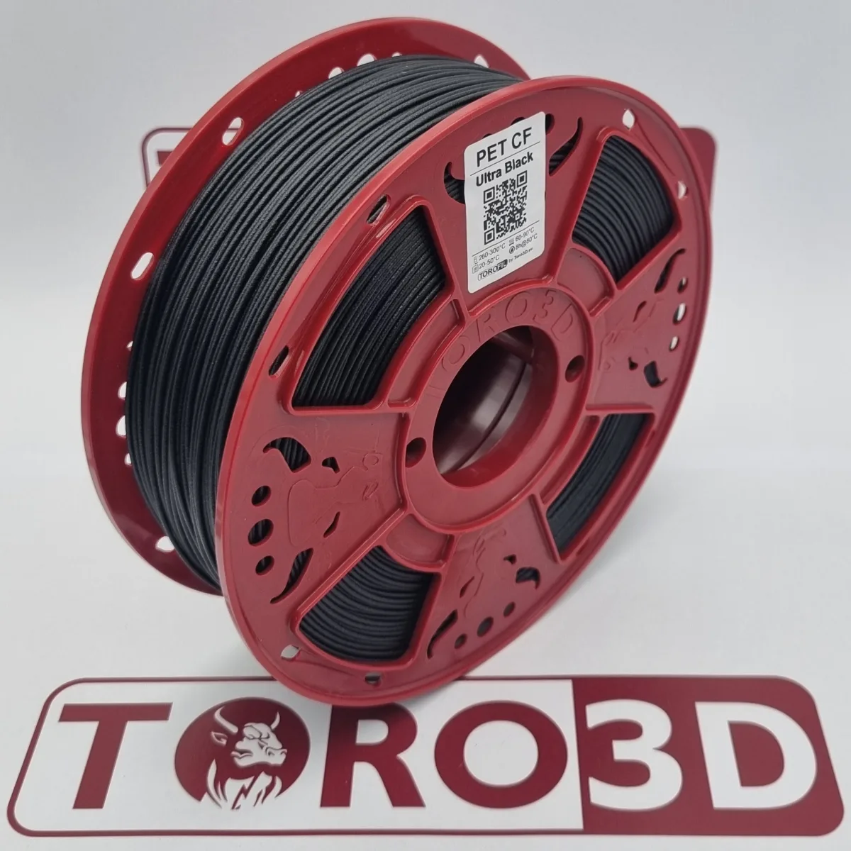PET-CF Black — 1 kg production spool